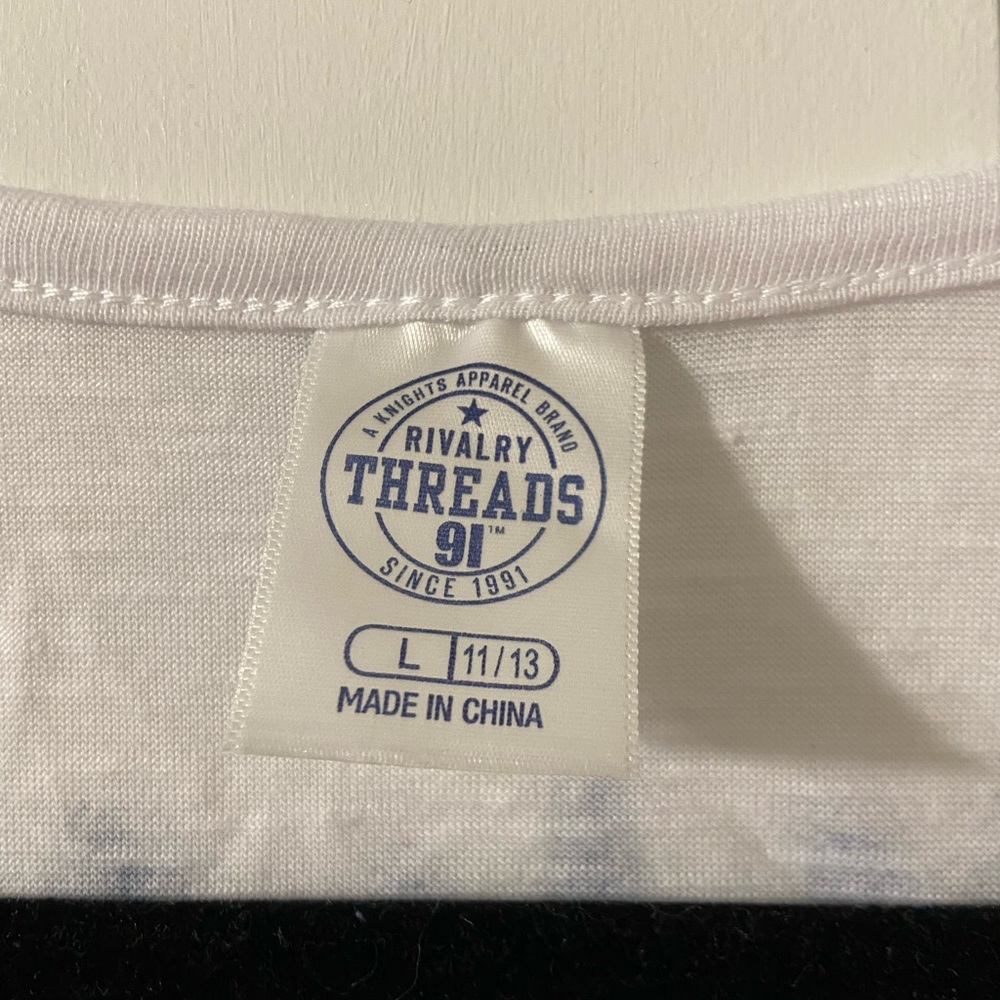 NWT Rivalry Threads Blue White Michigan Racerback Tank - Size L - Picture 2 of 4